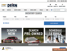 Tablet Screenshot of deienchevrolet.com